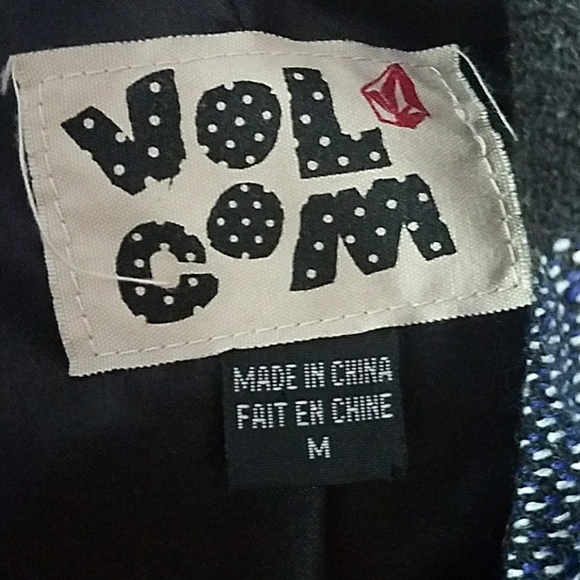 Plaid Volcom zip up jacket - Picture 2 of 4